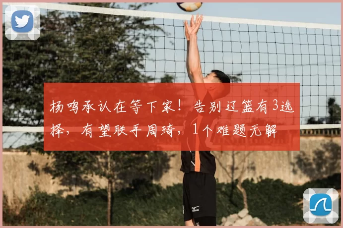 杨鸣承认在等下家！告别辽篮有3选择，有望联手周琦，1个难题无解