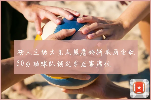 湖人主场力克灰熊詹姆斯浓眉合砍50分助球队锁定季后赛席位